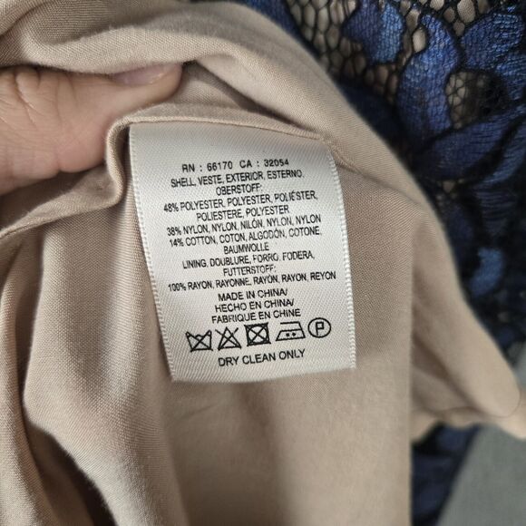 Moulinette Soeurs Anthropologie Size 0 Celestial Lace Maxi Dress Womens Ruffle - Picture 8 of 11